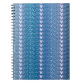 Vintages Blumenmuster Notizblock (Vorderseite)