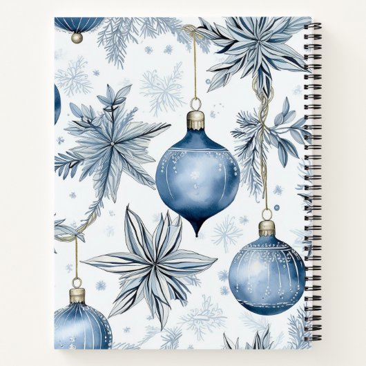 Vintages Blumenmuster Notizblock (Rückseite)