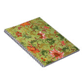 Vintages Blumenmuster Notizblock (Rechte Seite)