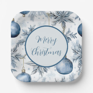 Vintages Blumenmuster Pappteller