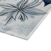 Vintages Blumenmuster Schneidebrett (Ecke)