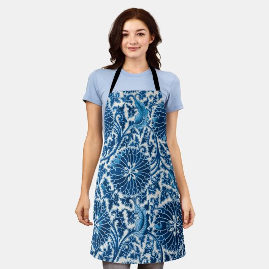 Vintages Blumenmuster Schürze (Getragen)