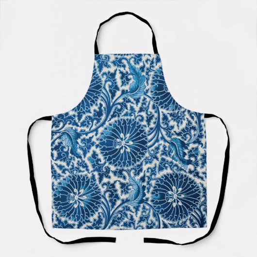 Vintages Blumenmuster Schürze (Vorderseite)