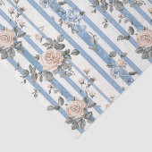 Vintages Blumenmuster Seidenpapier (Ausschnitt)