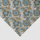 Vintages Blumenmuster Seidenpapier (Ausschnitt)