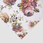 Vintages Blumenmuster-Seidenpapier Seidenpapier (Ausschnitt)