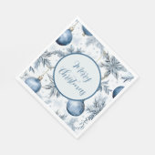 Vintages Blumenmuster Serviette (Ecke)