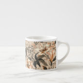 Vintages Blumenmuster Spezielle Tasse (Rechts)