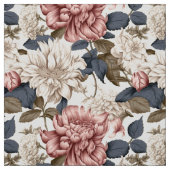 Vintages Blumenmuster Stoff (Muster)