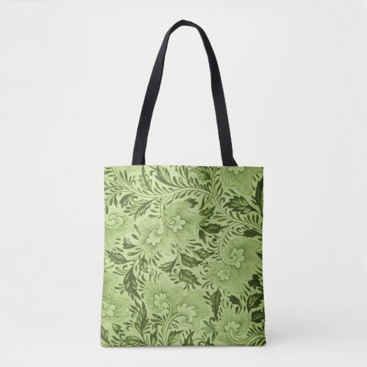 Vintages Blumenmuster Tasche (Vorderseite)