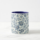 Vintages Blumenmuster Tasse (Zentrum)