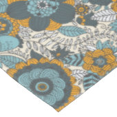 Vintages Blumenmuster Tischdecke (Schrägansicht)