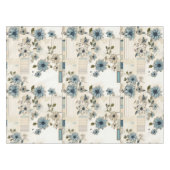 Vintages Blumenmuster Tischdecke (Vorderseite (Horizontal))