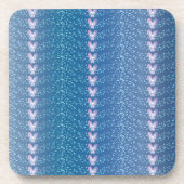 Vintages Blumenmuster Untersetzer (Vorderseite)