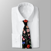 Vintages Blumenmuster VCFP2301 Krawatte (Gebunden)