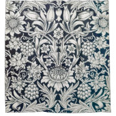 Vintages Blumenmuster, William Morris Duschvorhang (Vorderseite)