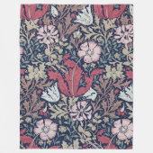 Vintages Blumenmuster, William Morris Fleecedecke (Vorderseite)