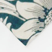 Vintages Blumenmuster, William Morris Fleecedecke (Ecke)