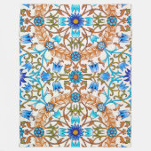 Vintages Blumenmuster, William Morris Fleecedecke (Vorderseite)