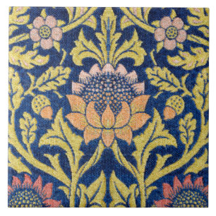 Vintages Blumenmuster, William Morris Fliese