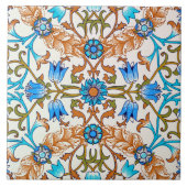 Vintages Blumenmuster, William Morris Fliese (Vorderseite)