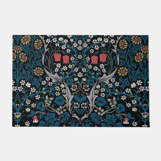 Vintages Blumenmuster, William Morris Fußmatte (Vorderseite)