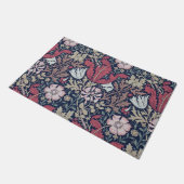 Vintages Blumenmuster, William Morris Fußmatte (Schrägansicht)