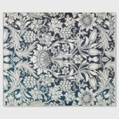 Vintages Blumenmuster, William Morris Geschenkpapier (Flach)