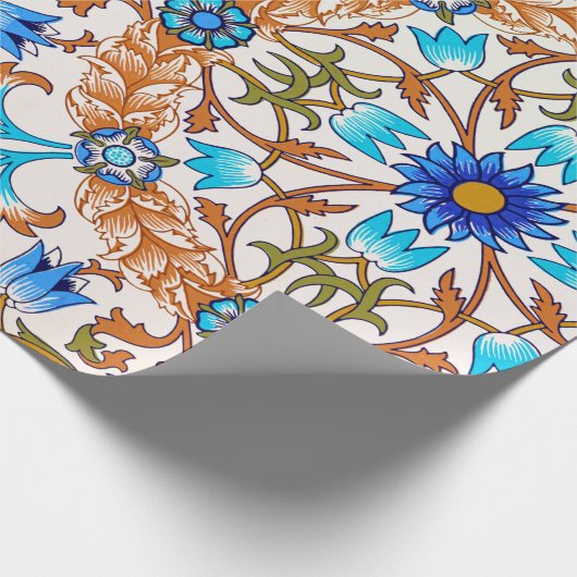 Vintages Blumenmuster, William Morris Geschenkpapier (Ecke)