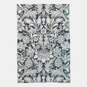 Vintages Blumenmuster, William Morris Geschirrtuch (Vertikal)