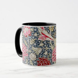 Vintages Blumenmuster, William Morris Kaffee Tasse
