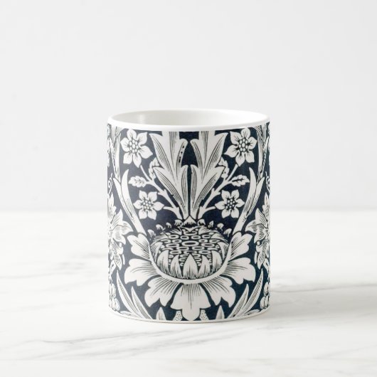 Vintages Blumenmuster, William Morris Kaffeetasse (Mittel)