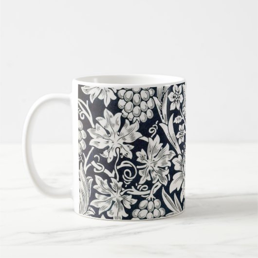 Vintages Blumenmuster, William Morris Kaffeetasse (Links)
