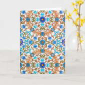 Vintages Blumenmuster, William Morris Karte (Gelbe Blume)