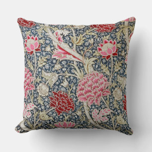 Vintages Blumenmuster, William Morris Kissen