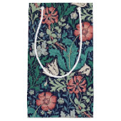 Vintages Blumenmuster, William Morris Kleine Geschenktüte (Vorderseite)