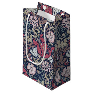 Vintages Blumenmuster, William Morris Kleine Geschenktüte
