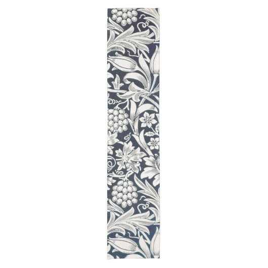 Vintages Blumenmuster, William Morris Kurzer Tischläufer (Vorderseite)