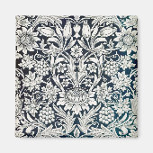 Vintages Blumenmuster, William Morris Magnet (Vorne)