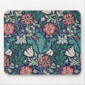 Vintages Blumenmuster, William Morris Mousepad (Vorne)
