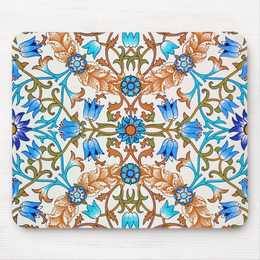 Vintages Blumenmuster, William Morris Mousepad (Vorne)