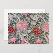 Vintages Blumenmuster, William Morris Postkarte (Vorne/Hinten)