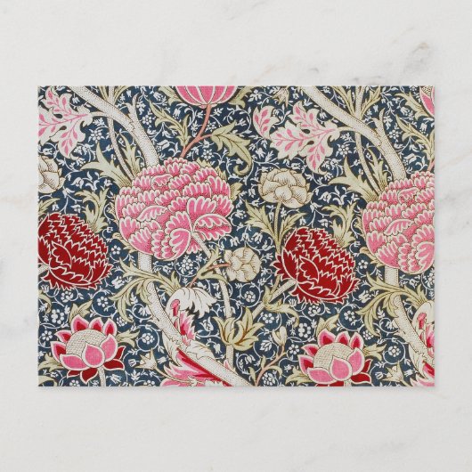 Vintages Blumenmuster, William Morris Postkarte (Vorderseite)