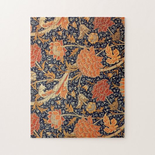 Vintages Blumenmuster, William Morris Puzzle (Vertikal)