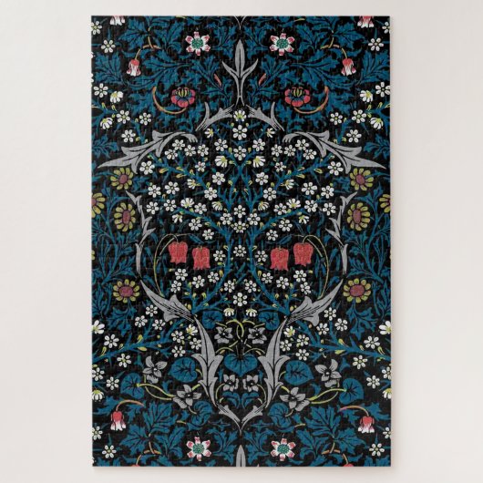 Vintages Blumenmuster, William Morris Puzzle (Vertikal)