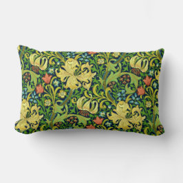 Vintages Blumenmuster William Morris Restauration Lendenkissen