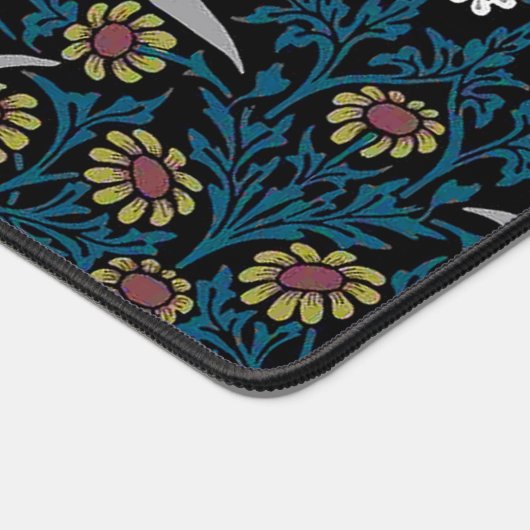 Vintages Blumenmuster, William Morris Schreibtischunterlage (Ecke)