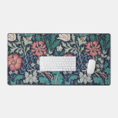 Vintages Blumenmuster, William Morris Schreibtischunterlage (Tastatur & Maus)