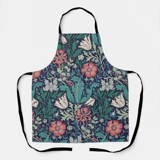 Vintages Blumenmuster, William Morris Schürze (Vorderseite)