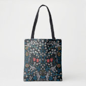 Vintages Blumenmuster, William Morris Tasche (Vorderseite)